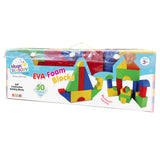 50 Piece EVA Shaped Building Blocks: Build, Learn, and Play Safely!