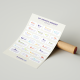 My Growth Mindset Self-Talk Poster