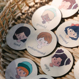 Wooden Feelings Tokens - 24