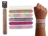 GLITTER SLAP BAND BANGLES