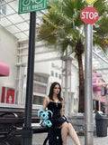 Arctic Blue Voodoo Goth Bunny Plush