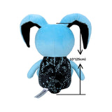 Arctic Blue Voodoo Goth Bunny Plush