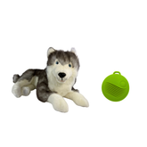 Vibrating Husky with satin pocket - 62cm