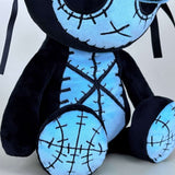 Goth Voodoo Blue Bunny Plush