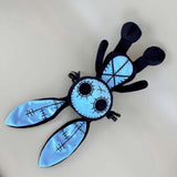Goth Voodoo Blue Bunny Plush