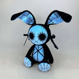 Goth Voodoo Blue Bunny Plush