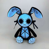 Goth Voodoo Blue Bunny Plush