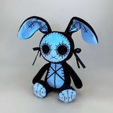 Goth Voodoo Blue Bunny Plush
