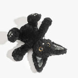 Goth Devon Rex Black Cat Stuffed Animal