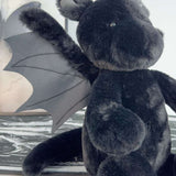 Gothic Style Black Plush Dragon