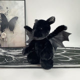 Gothic Style Black Plush Dragon