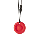 Chew disc pop it.