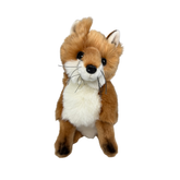Red Fox Sitting 24cm, Weighted Animal, 0.6kg