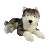 Black and White Husky with satin pocket - 62cm
