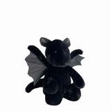 Gothic Style Black Plush Dragon