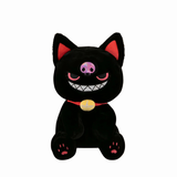 Goth Kawaii Black Evil Cat Plush