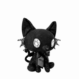 Vampire Goth Black Cat Plush