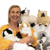 Cream Himalayan cat Size 38cm plush 1kg