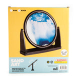 Round Blue Sand Art