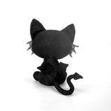 Vampire Goth Black Cat Plush