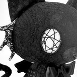 Vampire Goth Black Cat Plush
