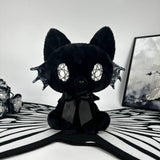 Vampire Goth Black Cat Plush
