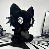 Vampire Goth Black Cat Plush