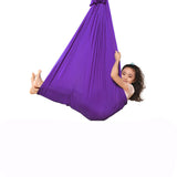Kids Elastic Yoga Sensory Hammock Swing 150 x 280cm. with accesories