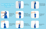 Kids Elastic Yoga Sensory Hammock Swing 150cm x 280cm
