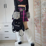Spooky Cute Bunny Plush Backpack