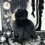 Black Goth Crow Plush Toy