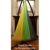 Large Tritone Silky Nylon Wrap Swing- Green/Dark Green (450x250cm)