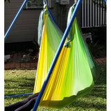 Large Tritone Silky Nylon Wrap Swing- Green/Dark Green (450x250cm)