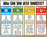 Canvas Poster Zones of Regulation - how can you help yourself