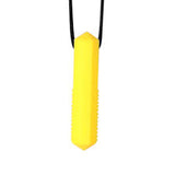 Bar chew pendant with ridges