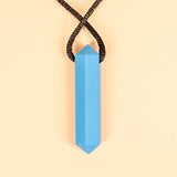 Bar chew pendant with ridges