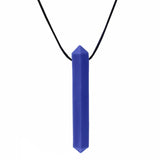Bar chew pendant with ridges