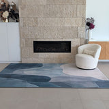 The Mellow Mat v2® Designer Print | Blue Haze (Soft Touch Sensory Tatami Rug)