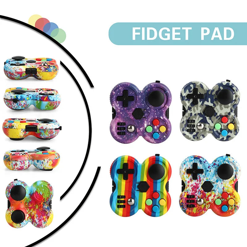  Cool Pop Fidget Toys Set, Fidget Pad Controller