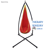 X chair stand from TherapySensory.com.au shows stand with swing (swing not included)
