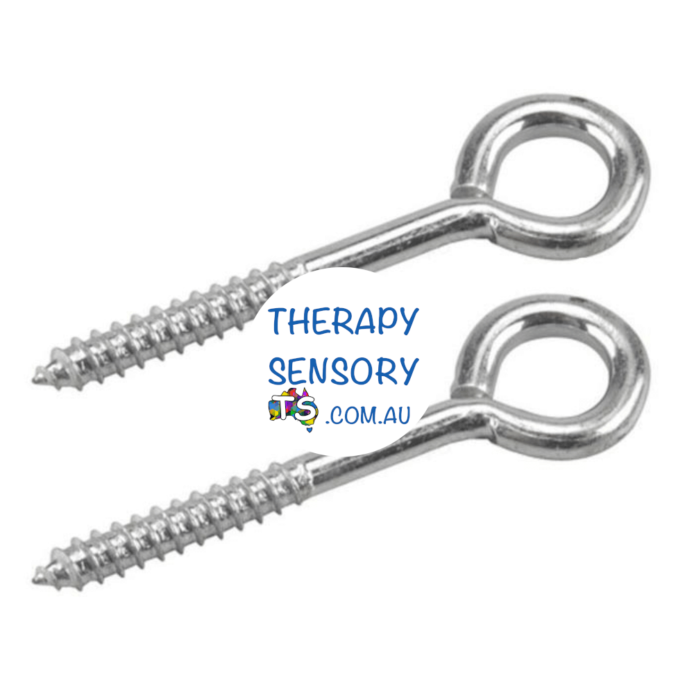 Large Hammock Screw Eyes set of 2 from TherapySensory.com.au.