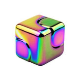 Metal Spinning Cube in  case.