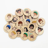 Wooden Feelings Tokens - 24