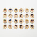 Wooden Feelings Tokens - 24