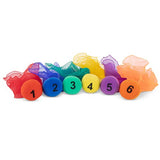 Numbered Beanbag Scarf Set