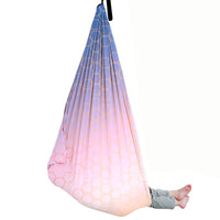 Kids Elastic Yoga Sensory Hammock Swing with Ceiling hooks and accessories.