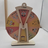 Wooden Feelings & Emotions Wheel