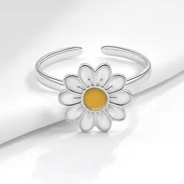 Flower Fidget Ring Adjustable