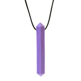 Bar chew pendant with ridges