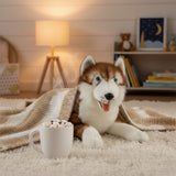 Vibrating Husky with satin pocket - 62cm